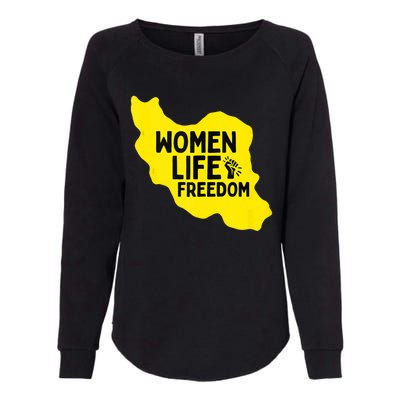 Zan Zindgi Azadi Women Life Freedom Womens California Wash Sweatshirt