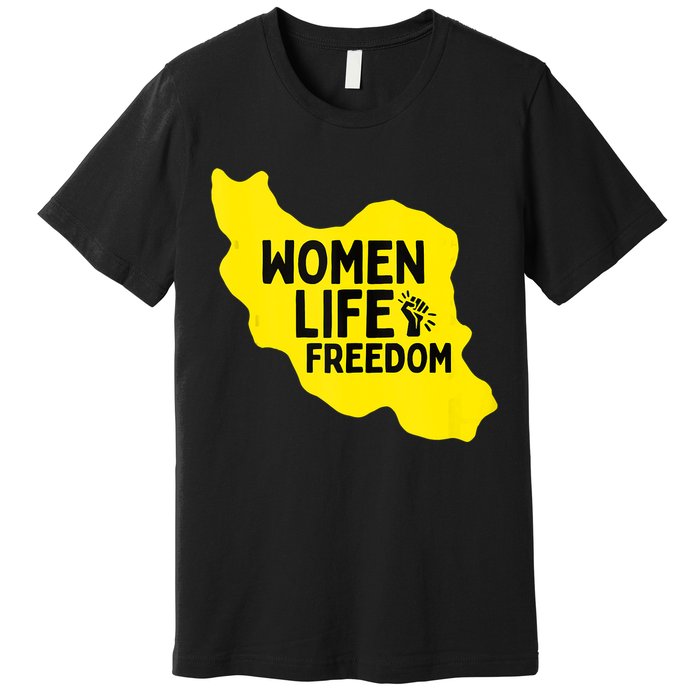 Zan Zindgi Azadi Women Life Freedom Premium T-Shirt