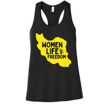 Zan Zindgi Azadi Women Life Freedom Women's Racerback Tank