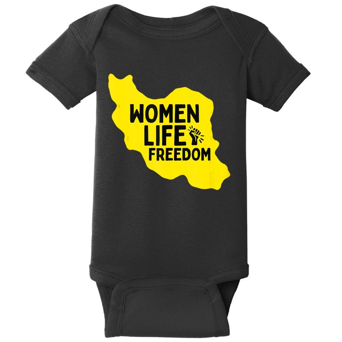 Zan Zindgi Azadi Women Life Freedom Baby Bodysuit