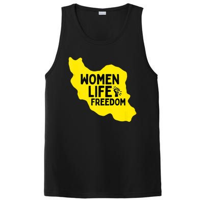 Zan Zindgi Azadi Women Life Freedom PosiCharge Competitor Tank