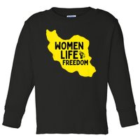 Zan Zindgi Azadi Women Life Freedom Toddler Long Sleeve Shirt