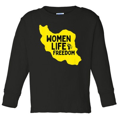 Zan Zindgi Azadi Women Life Freedom Toddler Long Sleeve Shirt