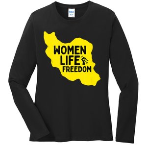 Zan Zindgi Azadi Women Life Freedom Ladies Long Sleeve Shirt