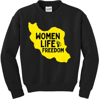 Zan Zindgi Azadi Women Life Freedom Kids Sweatshirt