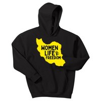 Zan Zindgi Azadi Women Life Freedom Kids Hoodie