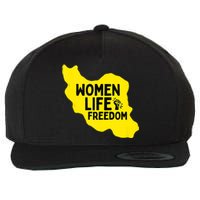 Zan Zindgi Azadi Women Life Freedom Wool Snapback Cap