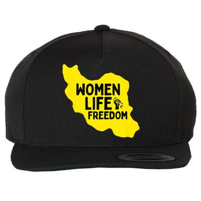 Zan Zindgi Azadi Women Life Freedom Wool Snapback Cap