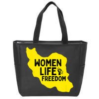 Zan Zindgi Azadi Women Life Freedom Zip Tote Bag