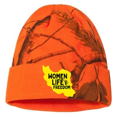 Zan Zindgi Azadi Women Life Freedom Kati Licensed 12" Camo Beanie