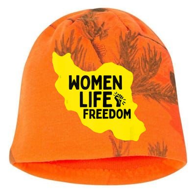 Zan Zindgi Azadi Women Life Freedom Kati - Camo Knit Beanie