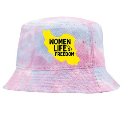 Zan Zindgi Azadi Women Life Freedom Tie-Dyed Bucket Hat