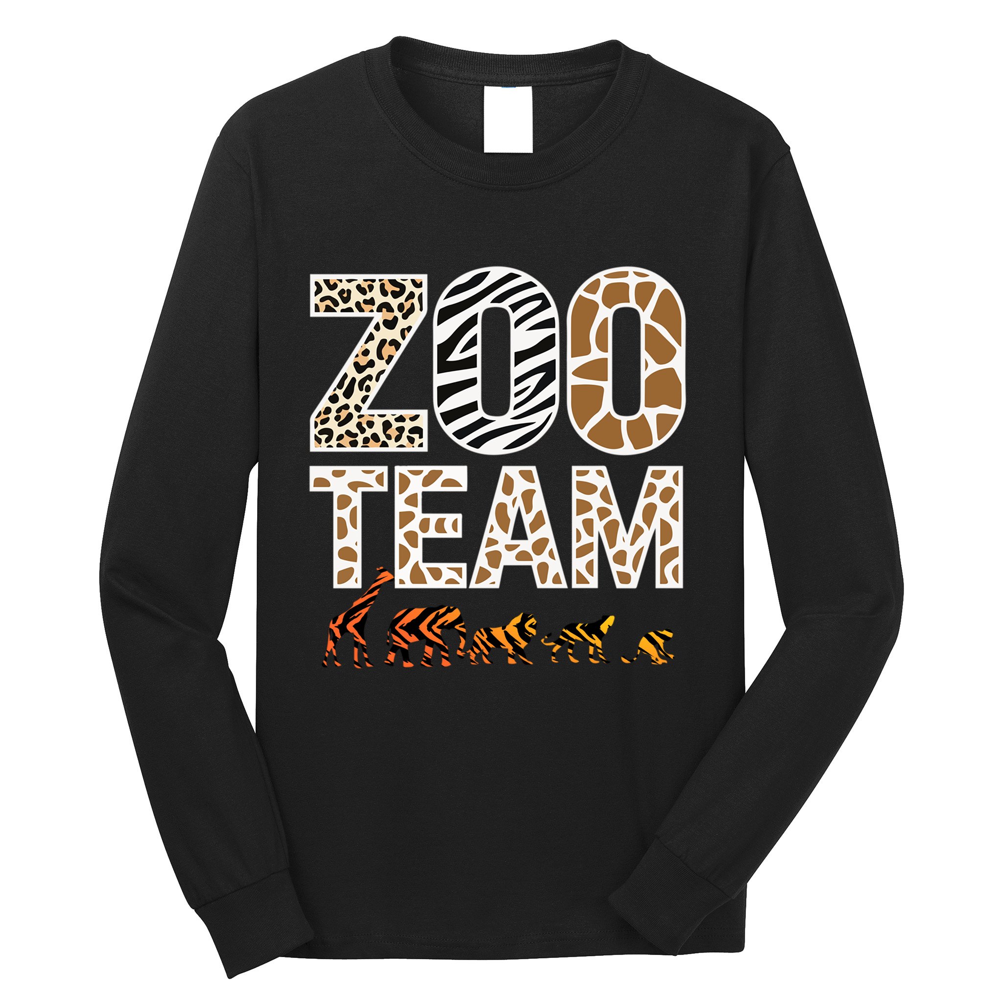 Zookeeper Zoo Animals Wildlife Long Sleeve Shirt