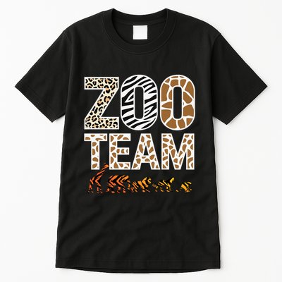 Zookeeper Zoo Animals Wildlife Tall T-Shirt