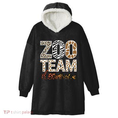 Zookeeper Zoo Animals Wildlife Hooded Wearable Blanket