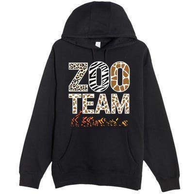 Zookeeper Zoo Animals Wildlife Premium Pullover Hoodie