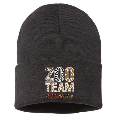 Zookeeper Zoo Animals Wildlife Sustainable Knit Beanie