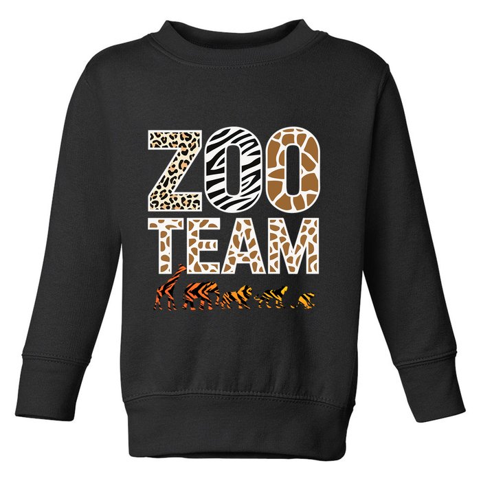 Zookeeper Zoo Animals Wildlife Toddler Sweatshirt