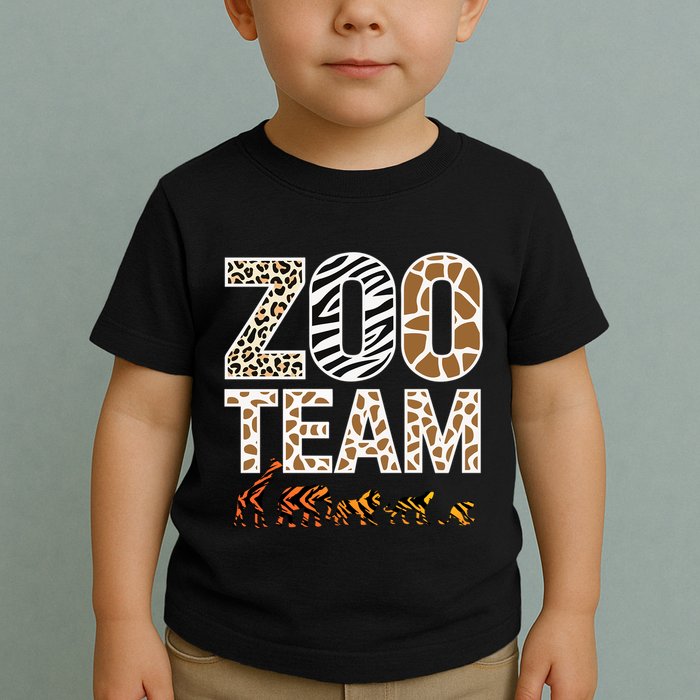 Zookeeper Zoo Animals Wildlife Toddler T-Shirt
