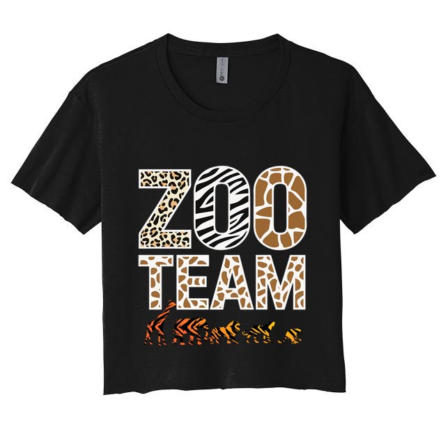 Zookeeper Zoo Animals Wildlife Crop Top