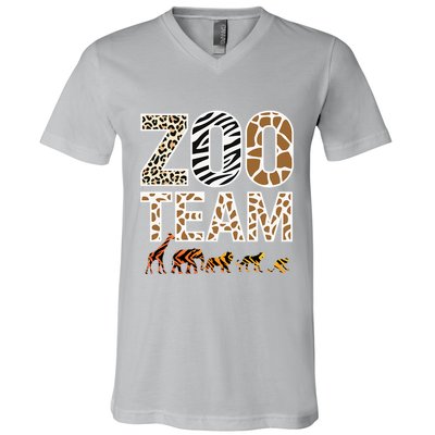 Zookeeper Zoo Animals Wildlife V-Neck T-Shirt