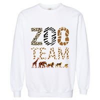 Zookeeper Zoo Animals Wildlife Garment-Dyed Sweatshirt
