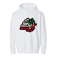 Zan Zendegi Azadi, With Flag Colors, Women, Life, Freedom Garment-Dyed Fleece Hoodie