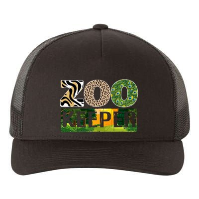 Zookeeper Zoo Animals Zoo Keeper Zoos Yupoong Adult 5-Panel Trucker Hat