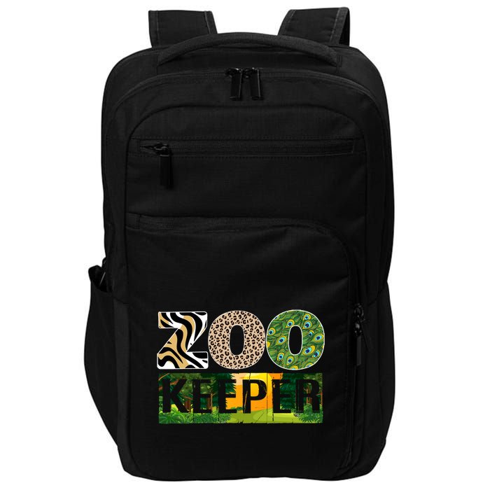 Zookeeper Zoo Animals Zoo Keeper Zoos Impact Tech Backpack