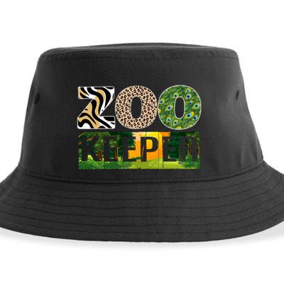 Zookeeper Zoo Animals Zoo Keeper Zoos Sustainable Bucket Hat