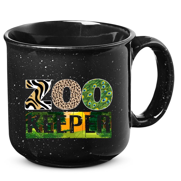 Zookeeper Zoo Animals Zoo Keeper Zoos 15oz Campfire Ceramic Mug