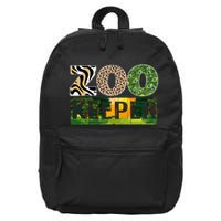 Zookeeper Zoo Animals Zoo Keeper Zoos 16 in Basic Backpack
