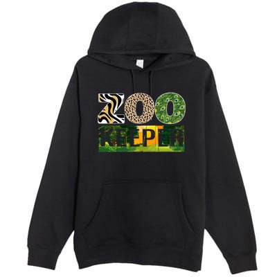 Zookeeper Zoo Animals Zoo Keeper Zoos Premium Pullover Hoodie