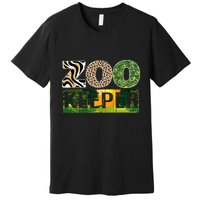 Zookeeper Zoo Animals Zoo Keeper Zoos Premium T-Shirt