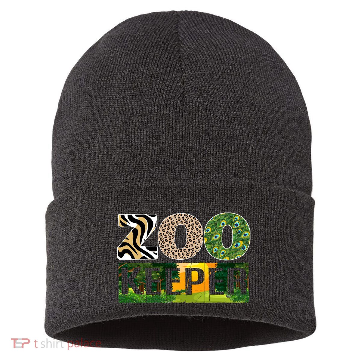 Zookeeper Zoo Animals Zoo Keeper Zoos Sustainable Knit Beanie