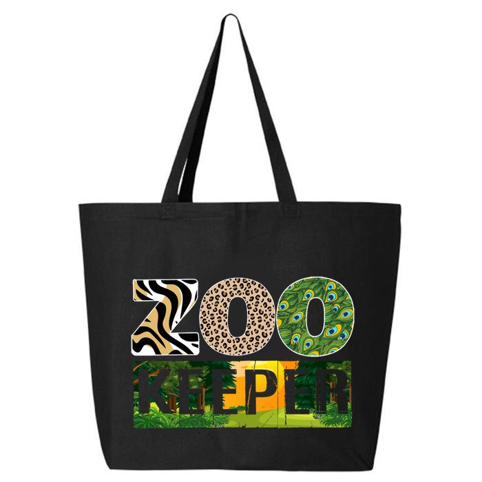 Zookeeper Zoo Animals Zoo Keeper Zoos 25L Jumbo Tote