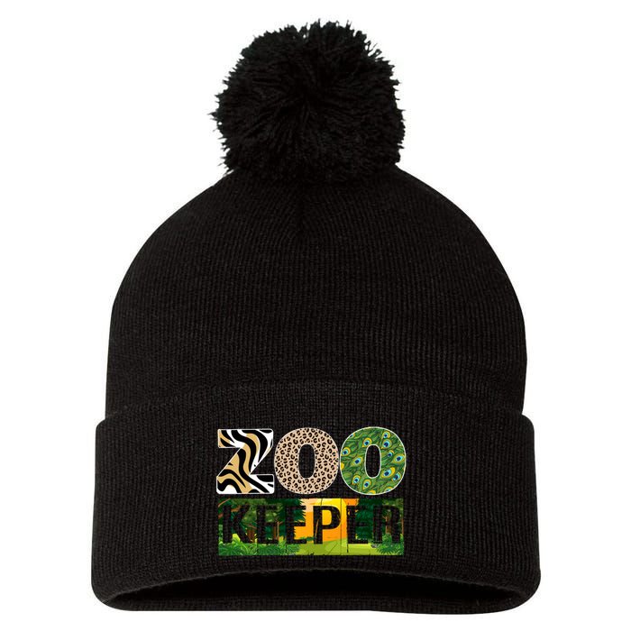 Zookeeper Zoo Animals Zoo Keeper Zoos Pom Pom 12in Knit Beanie