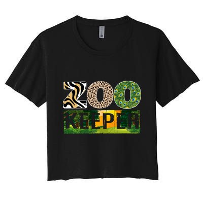 Zookeeper Zoo Animals Zoo Keeper Zoos Crop Top