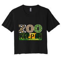 Zookeeper Zoo Animals Zoo Keeper Zoos Crop Top