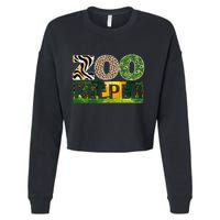 Zookeeper Zoo Animals Zoo Keeper Zoos Cropped Pullover Crew
