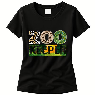 Zookeeper Zoo Animals Zoo Keeper Zoos Womens T-Shirt