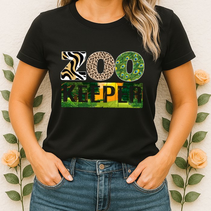 Zookeeper Zoo Animals Zoo Keeper Zoos Womens T-Shirt
