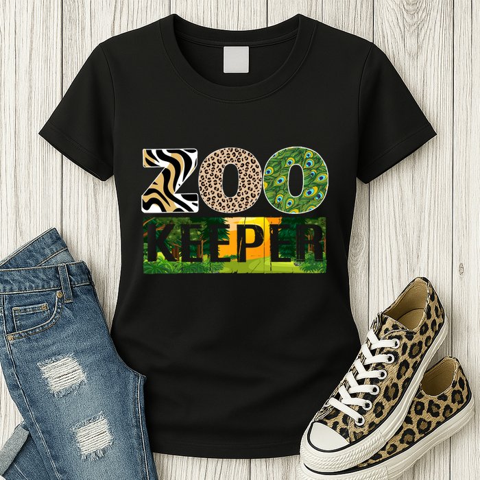Zookeeper Zoo Animals Zoo Keeper Zoos Womens T-Shirt