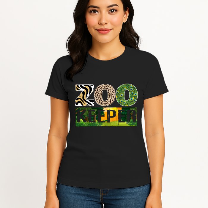 Zookeeper Zoo Animals Zoo Keeper Zoos Womens T-Shirt