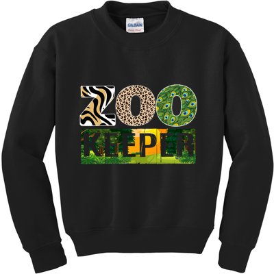 Zookeeper Zoo Animals Zoo Keeper Zoos Kids Sweatshirt