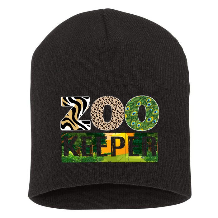 Zookeeper Zoo Animals Zoo Keeper Zoos Short Acrylic Beanie