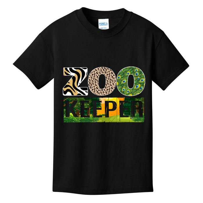 Zookeeper Zoo Animals Zoo Keeper Zoos Kids T-Shirt