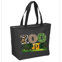 Zookeeper Zoo Animals Zoo Keeper Zoos Zip Tote Bag