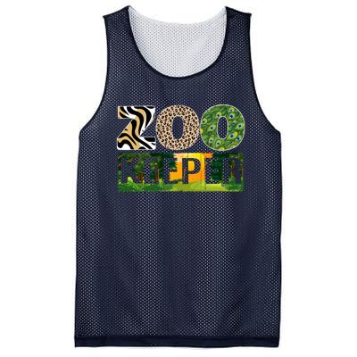 Zookeeper Zoo Animals Zoo Keeper Zoos Mesh Reversible Basketball Jersey Tank