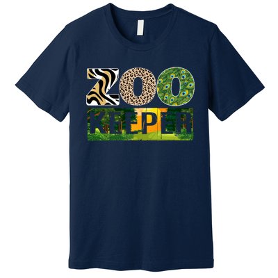 Zookeeper Zoo Animals Zoo Keeper Zoos Premium T-Shirt